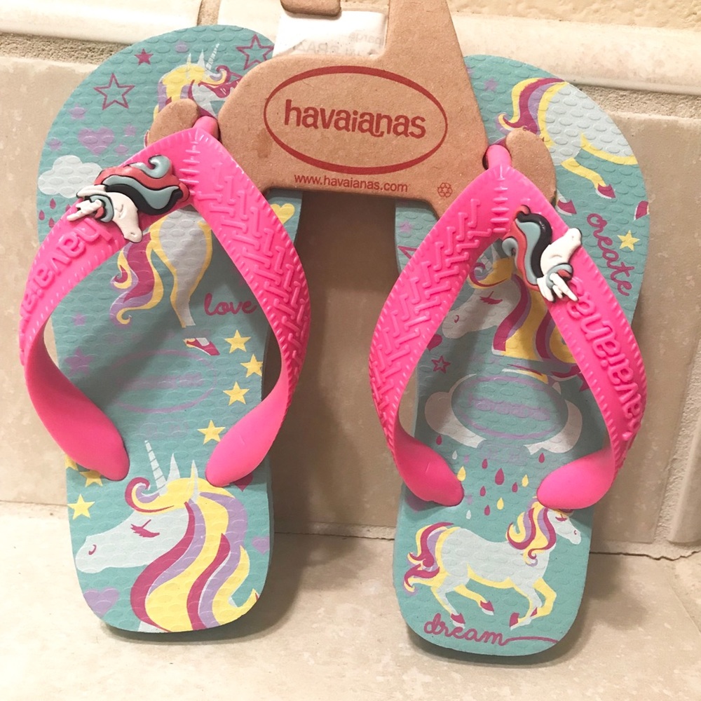 Brand New Unicorn Havaianas Sandals